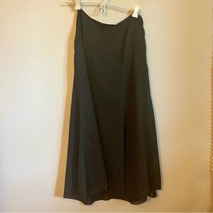 Vintage 90s Polka Dot Midi Skirt